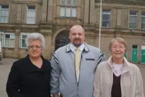 Cllr Karimeh Foster, Kevin Saint, Doreen Haworth