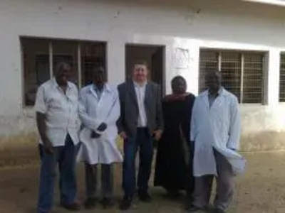 Blackburn PPC Paul English on visit to Kenya