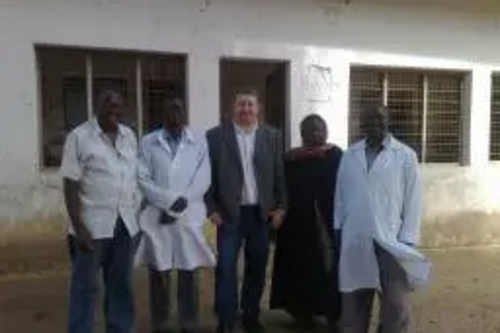 Blackburn PPC Paul English on visit to Kenya