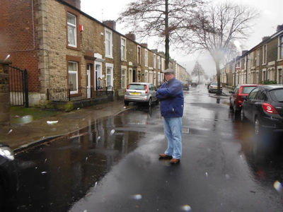 Cllr Roy Davies on Sandon St