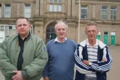 Cllr Simon Huggill with Graham Coleman &Ian Marsden