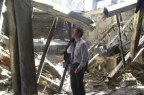 Lib Dem MEP Chris Davies in Gaza