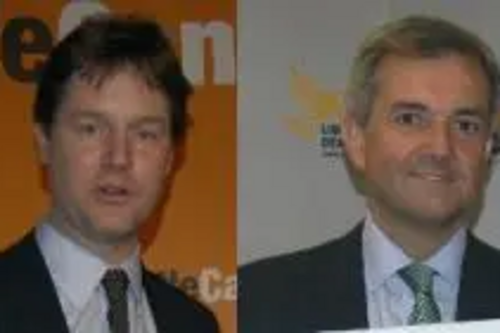 Nick Clegg and Chris Huhne