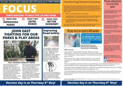 Whitehall Focus Leaflet April 2021