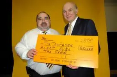 Lib Dem Hyndburn Parliamentary Candidate Andy Rankine with Vince Cable MP